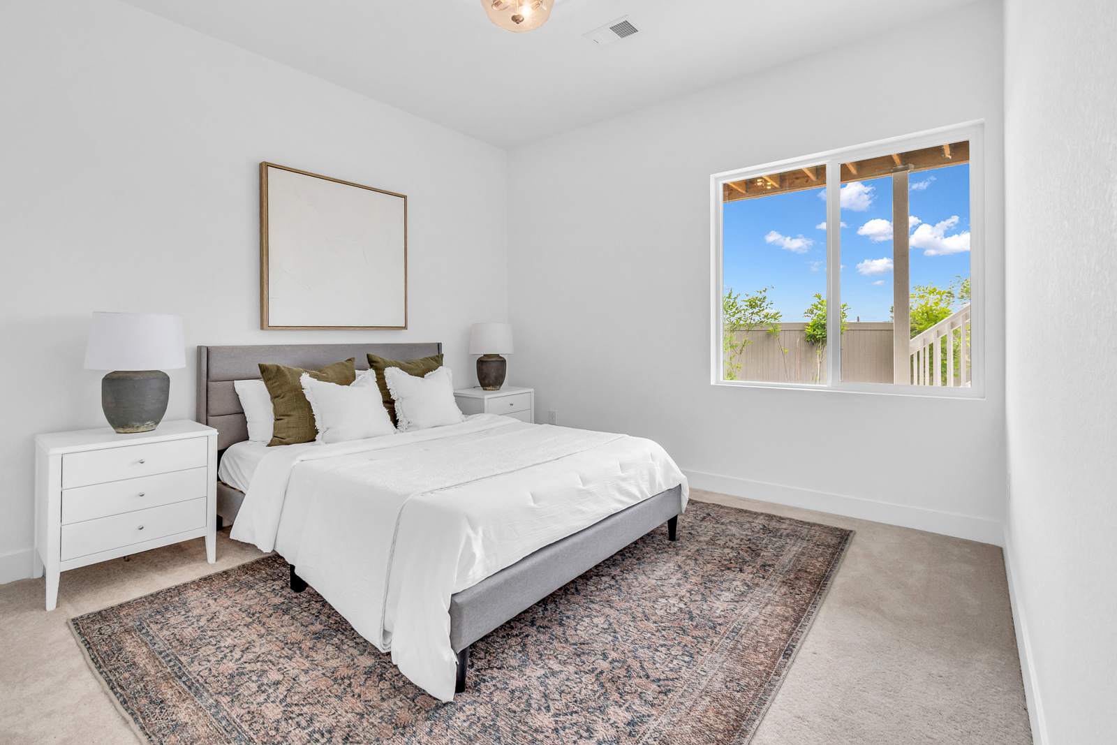 Bedroom real estate photography with balanced light and spacious layout in Colorado