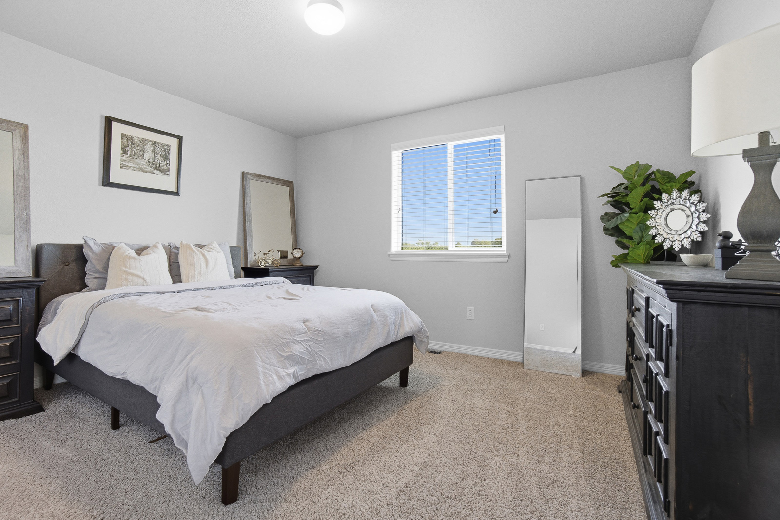 Bedroom real estate photography with balanced light and spacious layout in Colorado